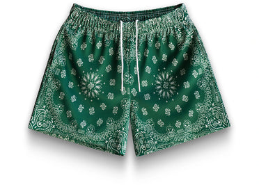 Bravest Studios Paisley Shorts Green