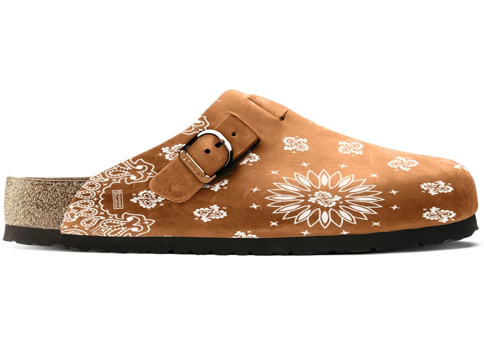 Bravest Studios Suede Paisley Clogs Hazel