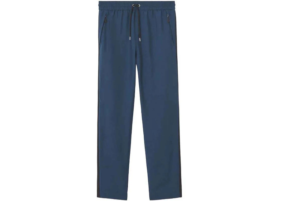 Pantalon de survêtement Burberry à motif monogramme bleu marine