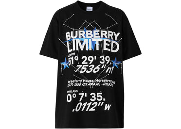 T-shirt Burberry Carrick Star noir