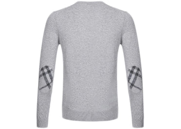 Burberry Cashmere Blend Crewneck Sweatshirt Grey