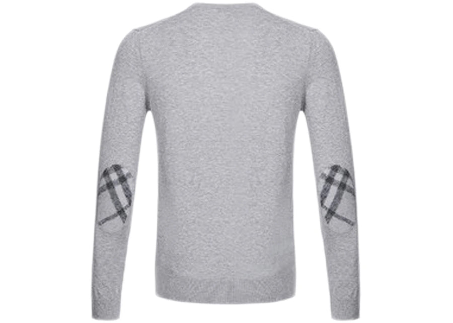 Burberry Cashmere Blend Crewneck Sweatshirt Grey