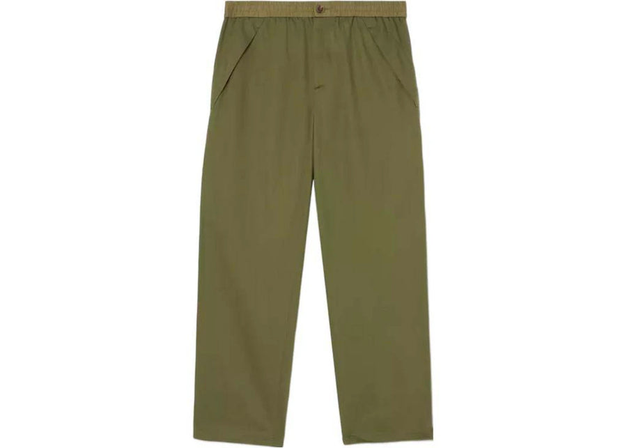 Pantalon décontracté Burberry vert