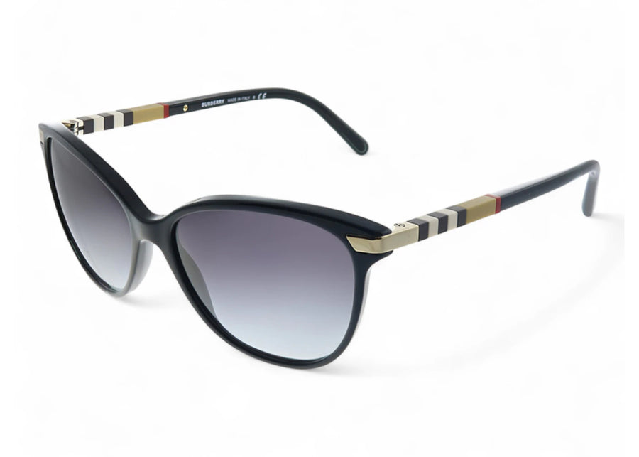 Lunettes de soleil œil de chat Burberry noires (BE_4216_30018G)