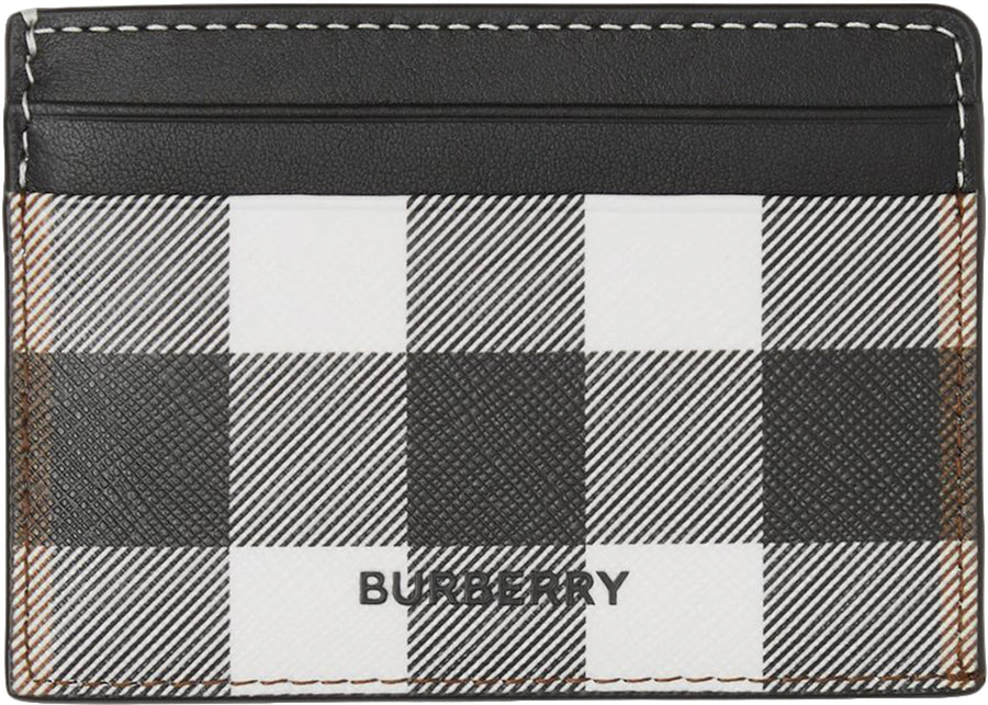 Étui à cartes Burberry Check (7 emplacements) Marron foncé