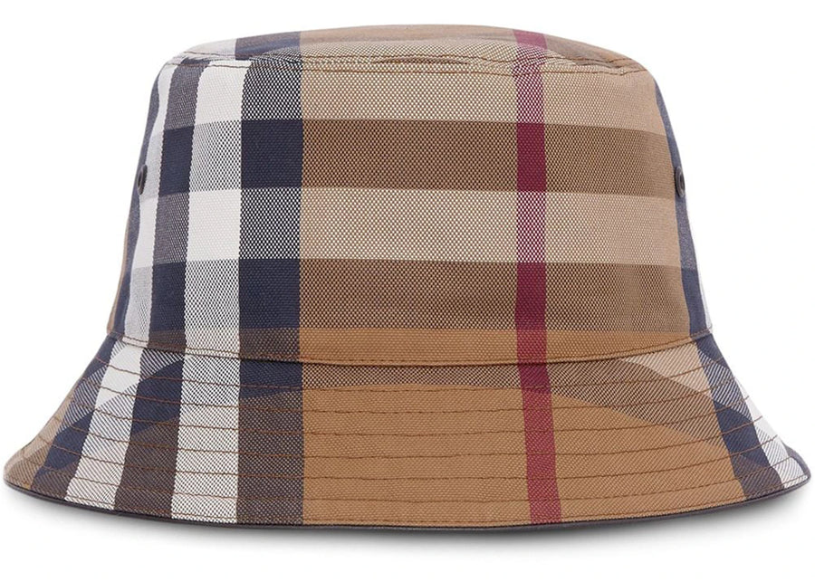 Bob Burberry en toile de coton à carreaux marron bouleau