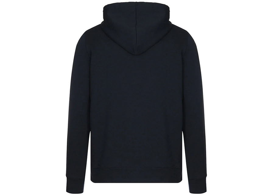 Sweat à capuche zippé Burberry Clarendon Check bleu marine