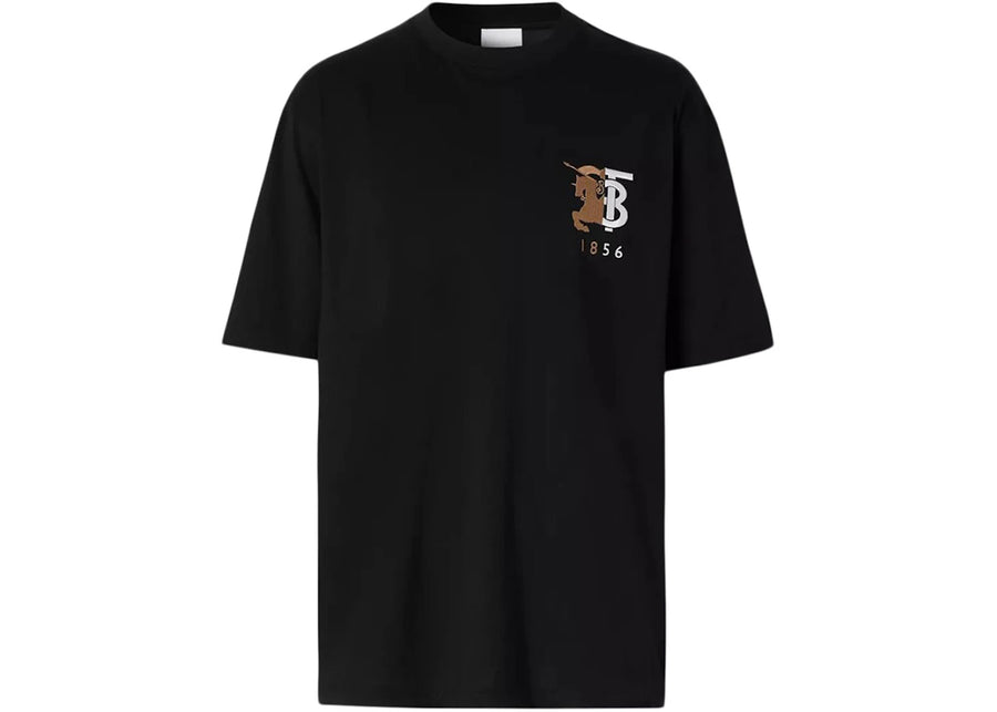T-shirt Burberry à logo contrasté noir