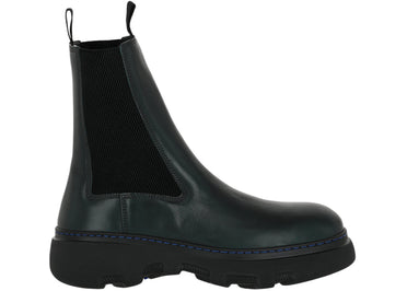 Bottines Chelsea Burberry Creeper vertes