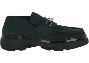 Mocassins Burberry Creeper à pince verts