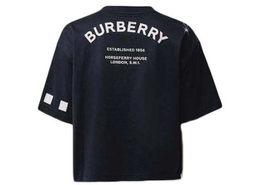T-shirt court Burberry à imprimé constellation bleu marine