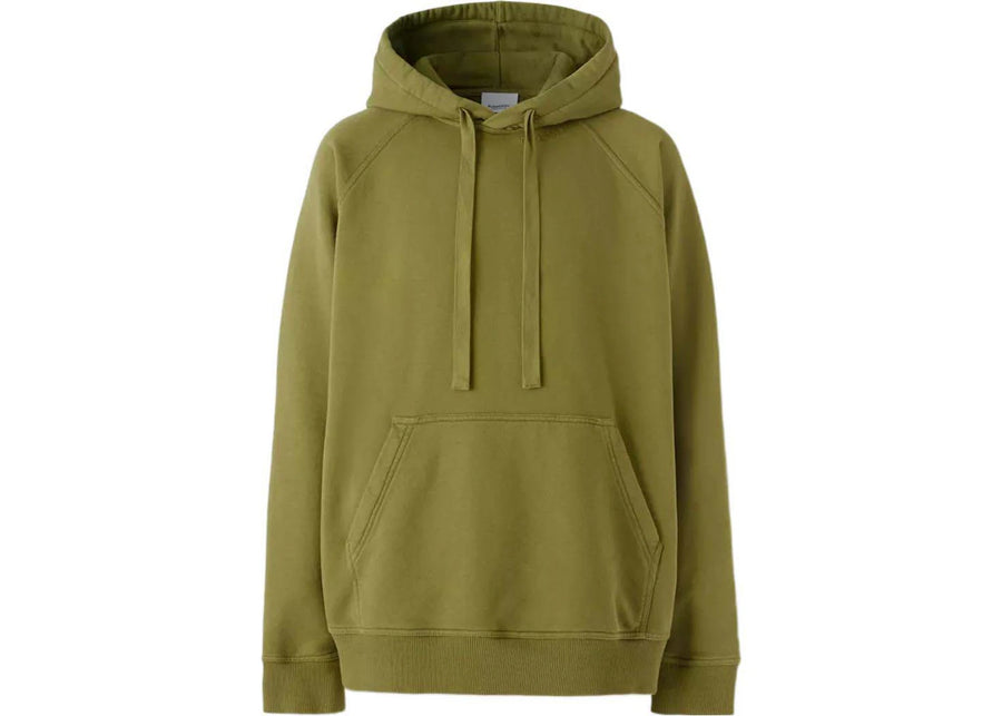 Sweat à capuche Burberry vert à cordon de serrage