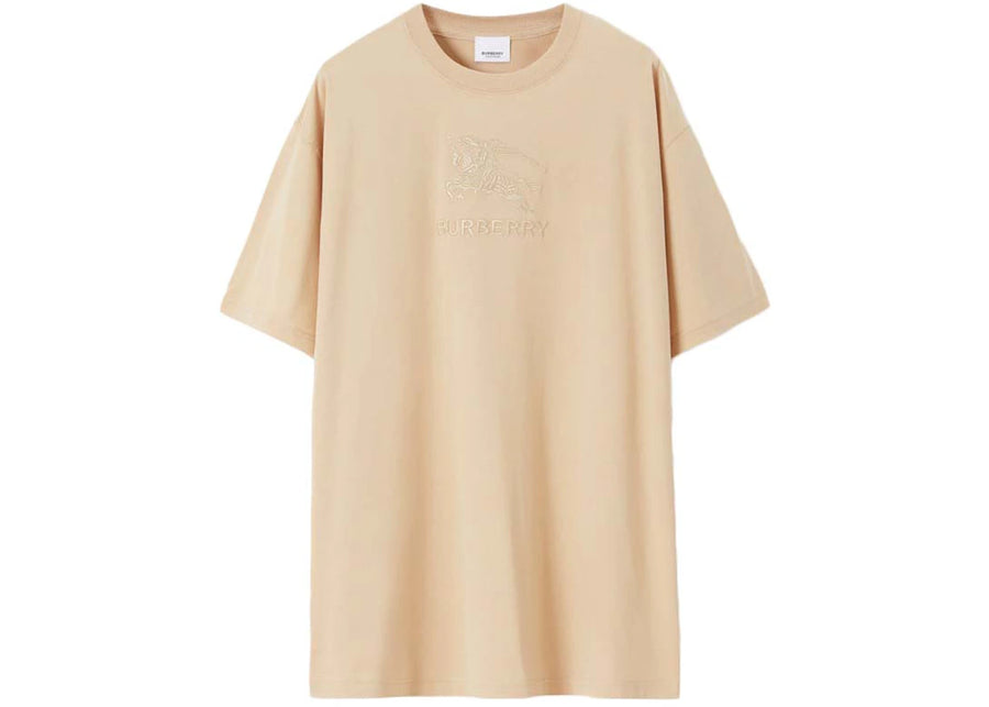T-shirt Burberry EKD en coton, couleur fauve doux