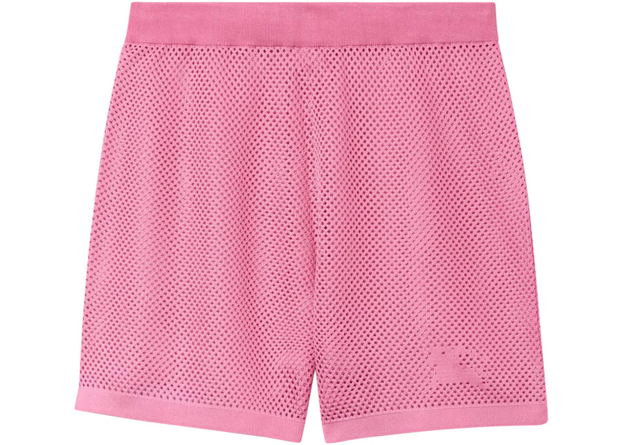 Burberry EKD Motif Mesh Shorts Pink
