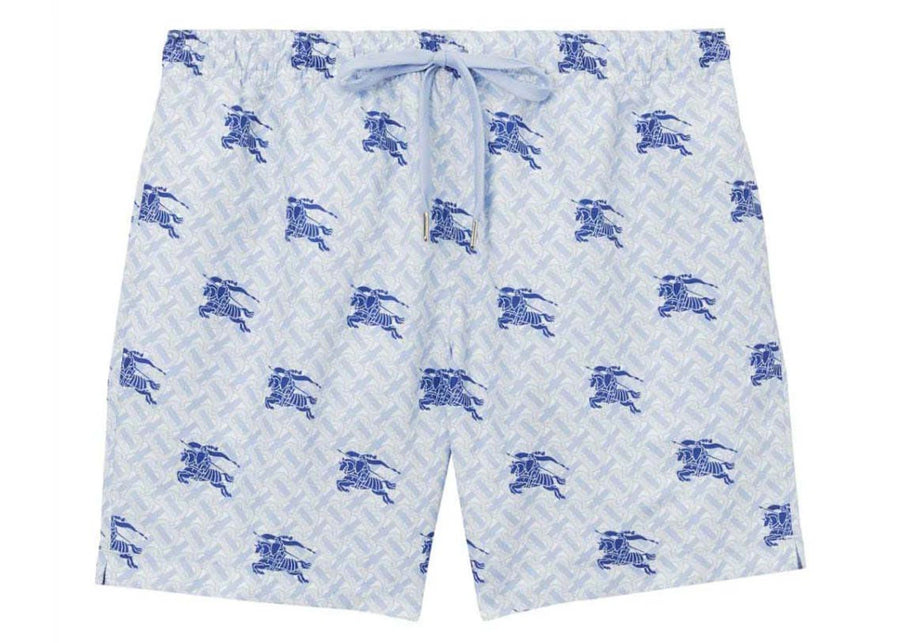 Short de bain Burberry EKD TB-monogram bleu