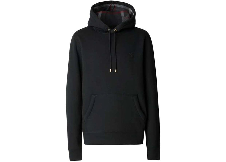 Sweat à capuche Burberry EKD brodé en coton mélangé noir