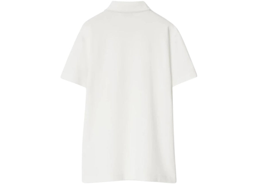 Burberry Embroidered Logo Polo Shirt 80849341 White/Blue