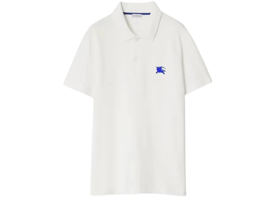 Burberry Embroidered Logo Polo Shirt 80849341 White/Blue