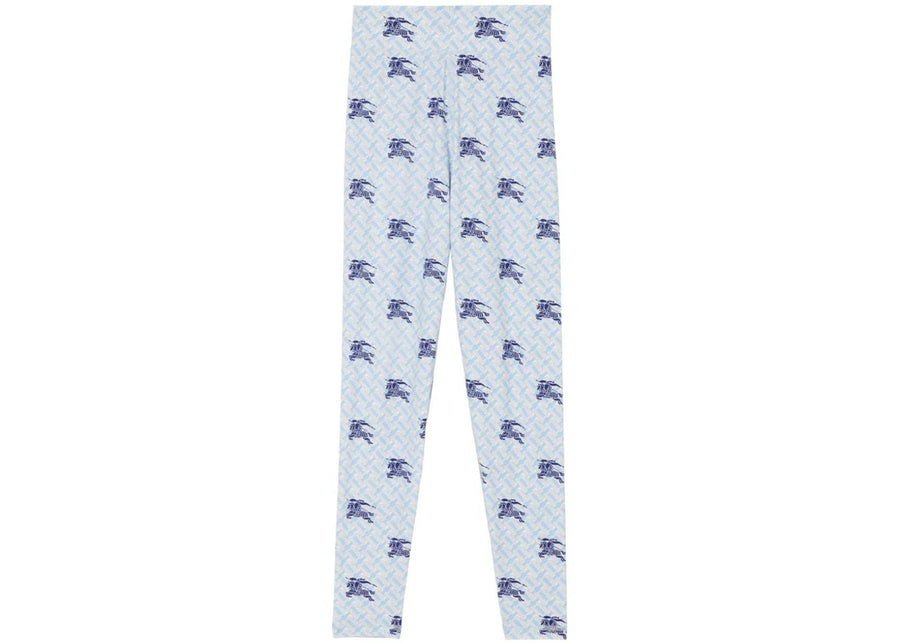 Leggings taille haute Burberry Equestrian Knight bleus