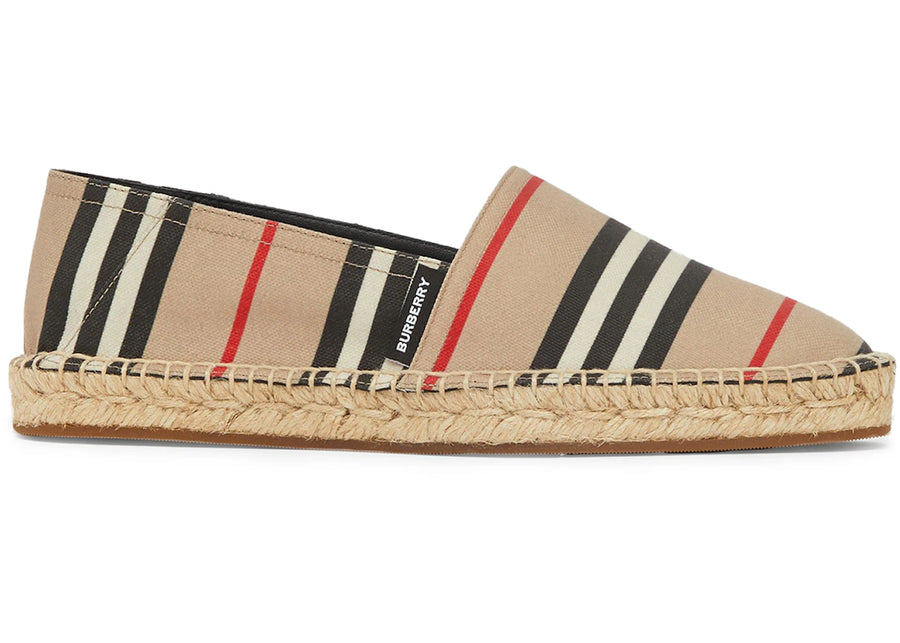 Espadrilles Burberry Archive Beige (Femme)