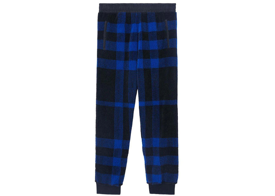 Burberry Exploded Check Jogging Pants Deep Royal Blue