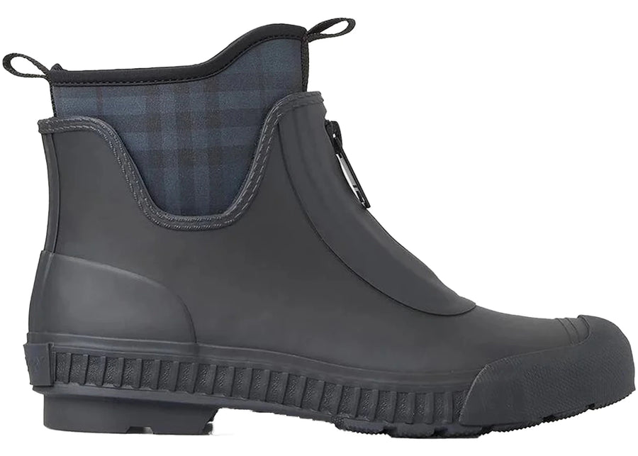 Bottes de pluie Burberry Flinton en caoutchouc noir anthracite (Femme)