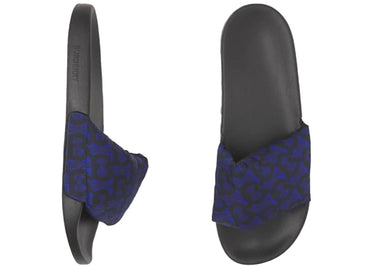 Burberry Furley Monogram Slides Deep Royal Blue