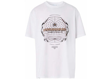 Burberry Globe Graphic T-Shirt White