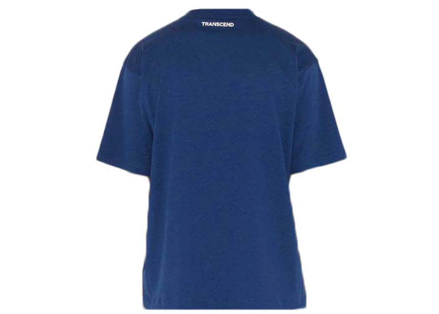 T-shirt à manches courtes Burberry bleu avec logo graphique