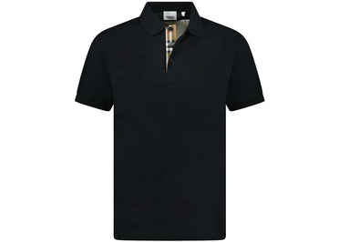 Polo Burberry Hartford à carreaux noir