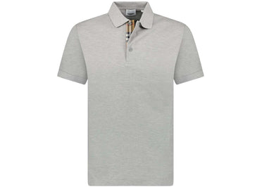Polo Burberry Hartford à carreaux gris