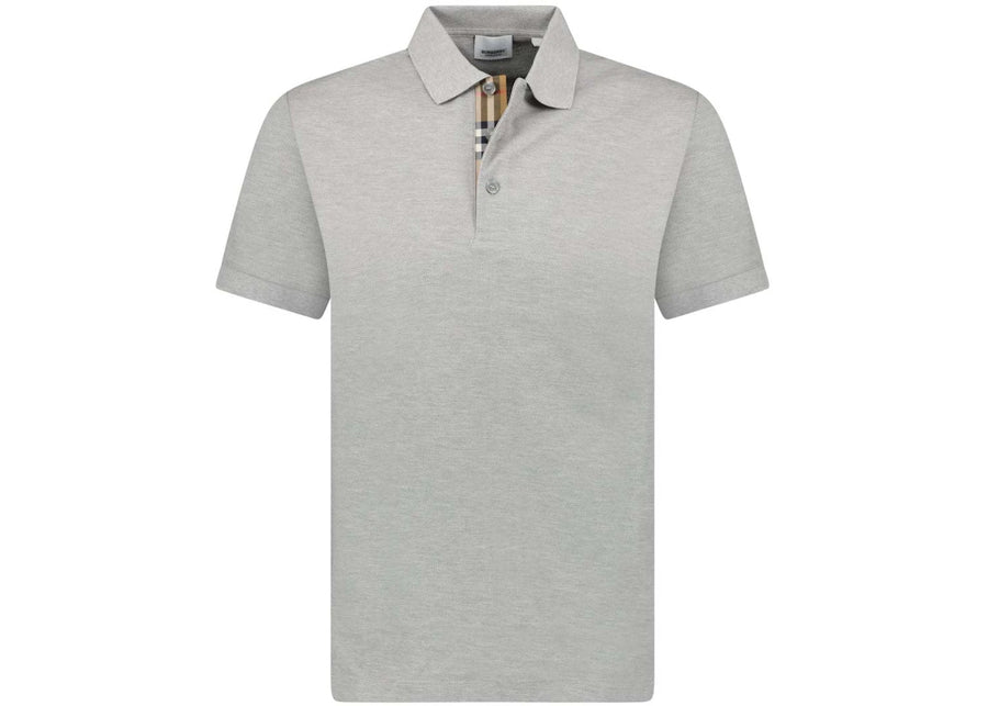 Polo Burberry Hartford à carreaux gris