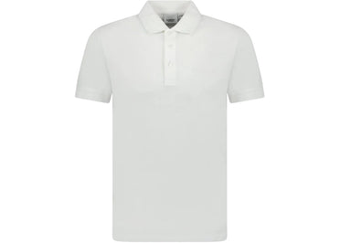 Polo blanc Burberry Hartford à logo en relief