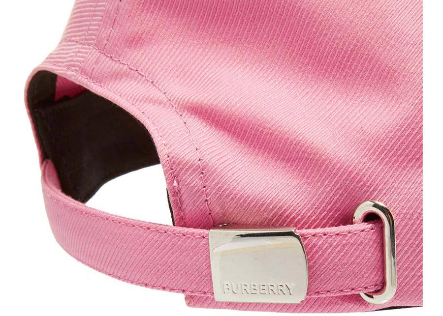 Casquette de baseball Burberry à motif Horseferry, rose primevère