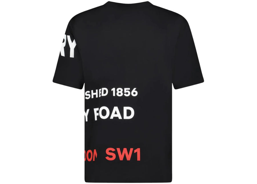 T-shirt Burberry Horseferry en coton noir