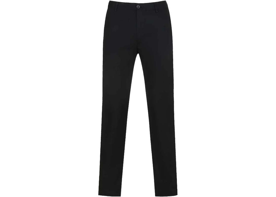 Chino Burberry noir à rayures emblématiques et détail intérieur slim fit