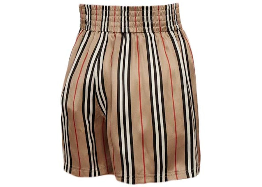 Short à rayures Burberry Icon beige