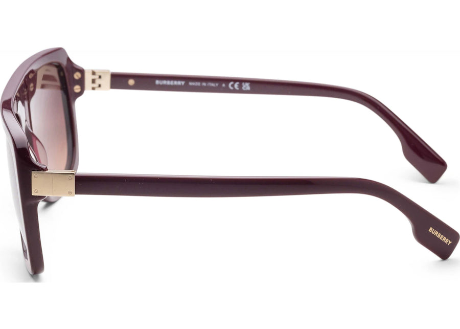 Lunettes de soleil Burberry Joan rouge foncé (40823141)