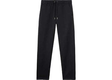 Burberry Linen Cotton Blend Sweatpants Black