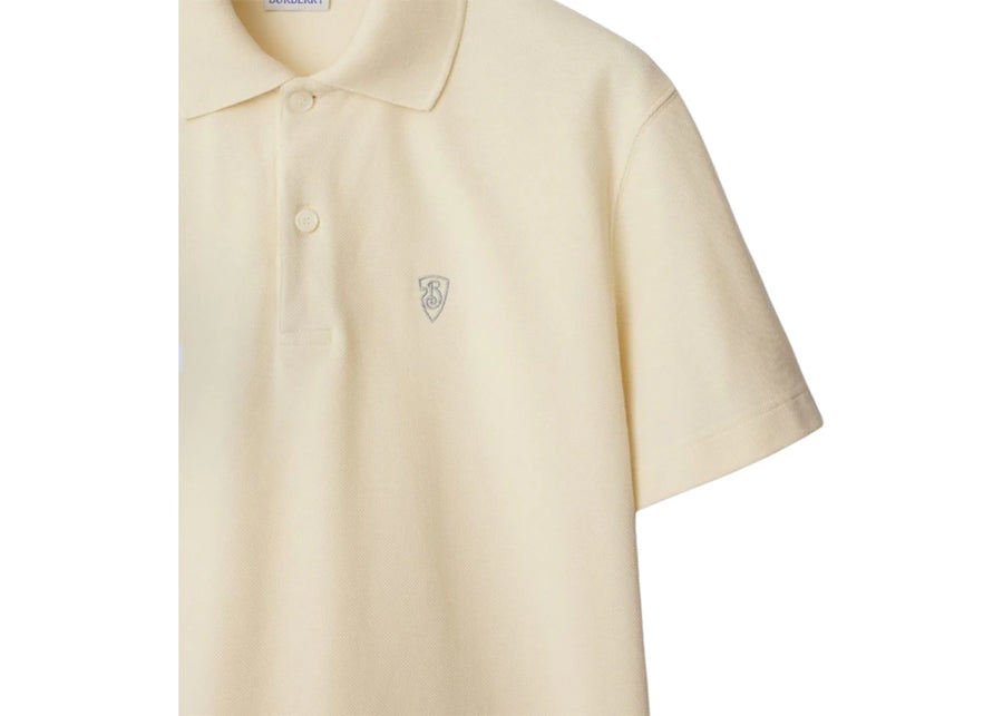 Burberry Logo Embroidered Regular Fit Polo Shirt 80998831 Tundra