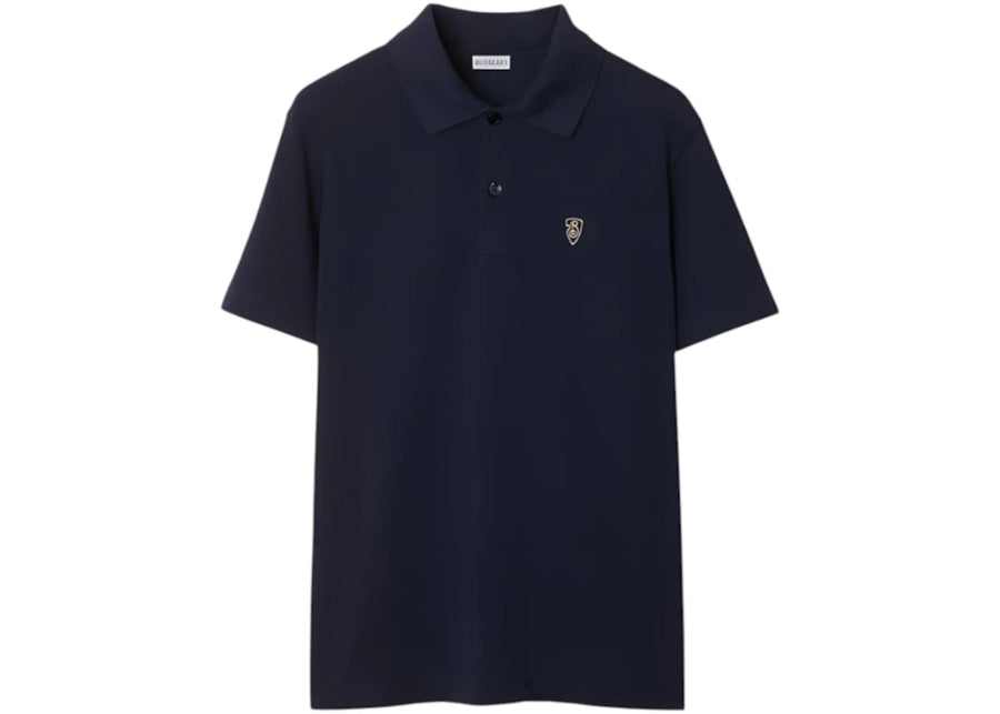 Burberry Logo Embroidered Regular Fit Polo Shirt 80998841 Storm