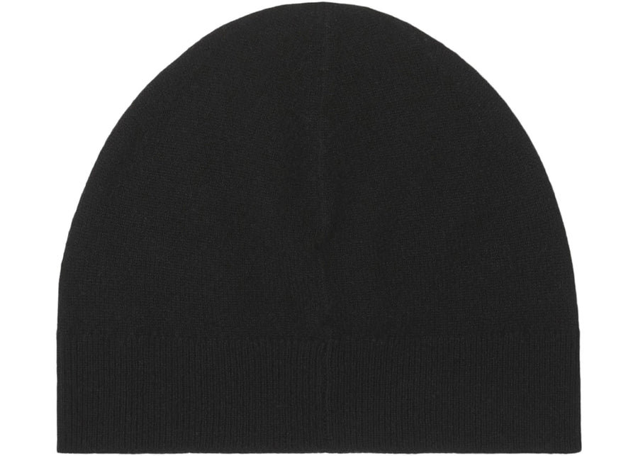 Bonnet Burberry en cachemire mélangé noir avec logo graphique