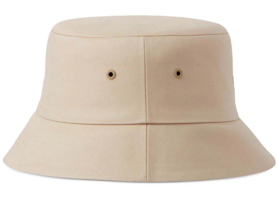 Burberry Logo Print Hat Sand Beige