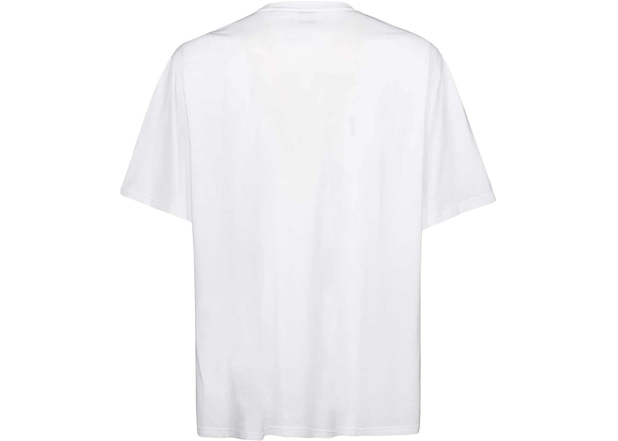 T-shirt blanc Burberry à logo imprimé SS22