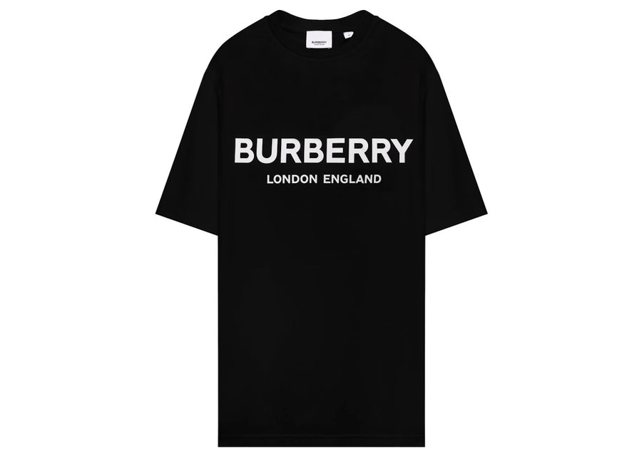 T-shirt noir à imprimé logo Burberry