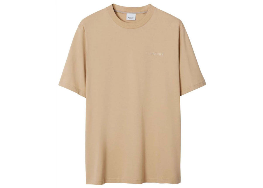 T-shirt beige à logo Burberry
