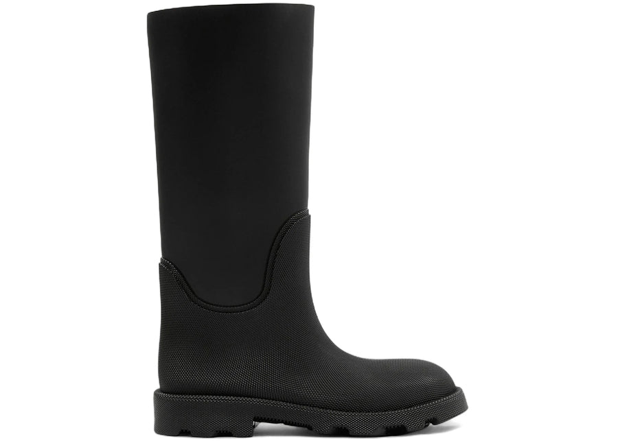 Bottes hautes de pluie Burberry Marsh noires