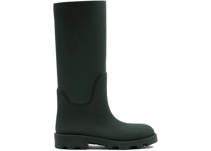 Bottes hautes de pluie Burberry Marsh vertes (Femme)