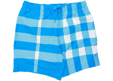 Burberry Martin Giant Check Swim Shorts Blue