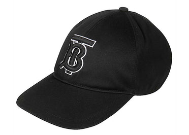 Casquette Burberry à motif monogramme noir